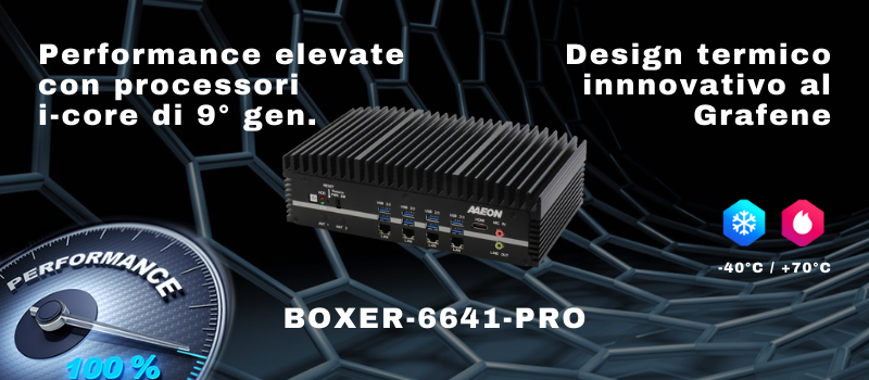 BOXER-6641-PRO con innovativa costruzione al grafene per la dissipazione del calore